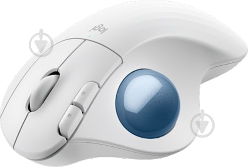 Мишка бездротова Logitech ERGO M575S Wireless Trackball white/blue (L910-007030) - фото 5