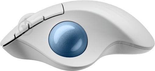 Мишка бездротова Logitech ERGO M575S Wireless Trackball white/blue (L910-007030) - фото 7