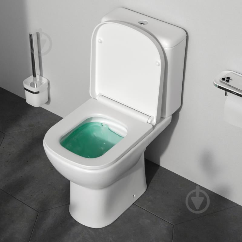 Унітаз-компакт Sunny AquaSpin CLA8900SC с сидінням мікроліфт - фото 3 Унітаз-компакт Sunny AquaSpin CLA8900SC с сидінням мікроліфт - фото 3