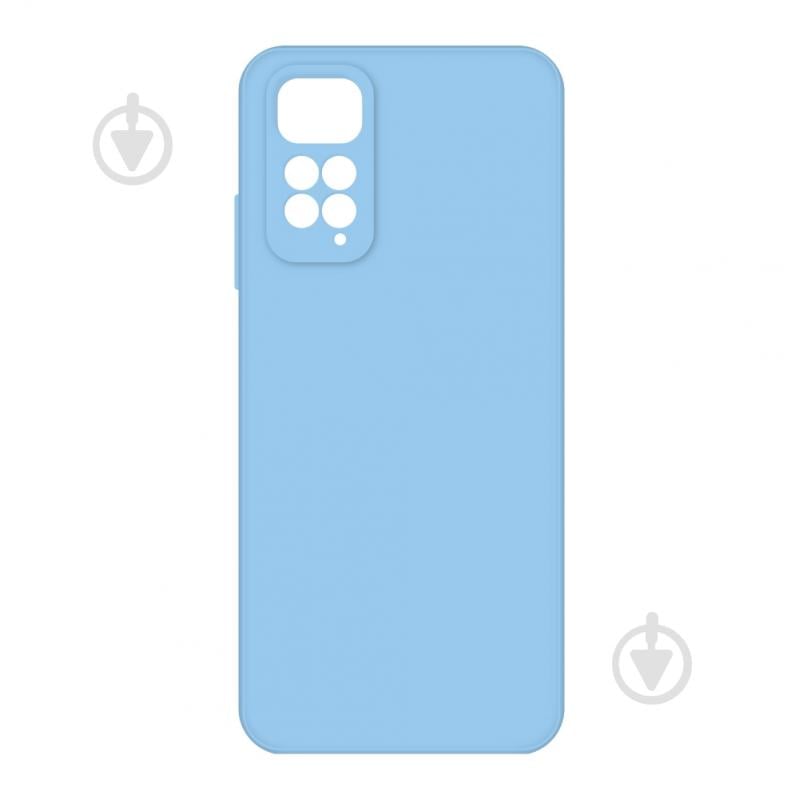 Чехол Intaleo SoftShell голубой для Xiaomi Redmi Note 11 - фото 1