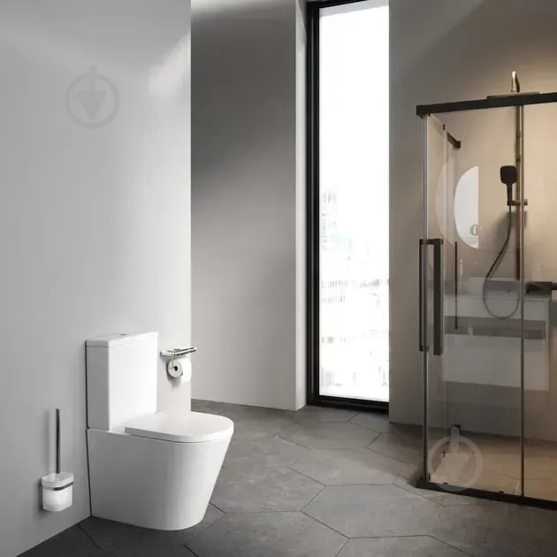 Унитаз-компакт Func Rimless CFA8600SC безободковий с сидением микролифт - фото 4