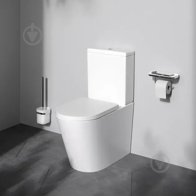 Унитаз-компакт Func Rimless CFA8600SC безободковий с сидением микролифт - фото 2