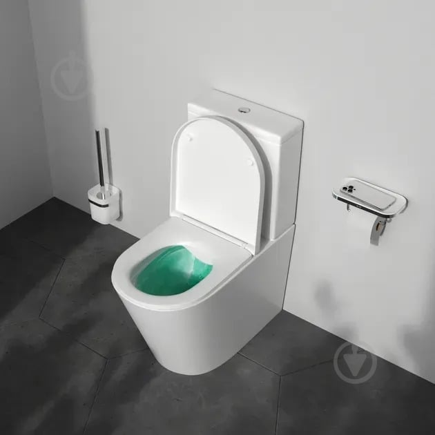 Унитаз-компакт Func Rimless CFA8600SC безободковий с сидением микролифт - фото 5