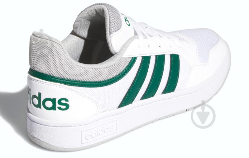 Кросівки чоловічі демісезонні Adidas HOOPS 3.0 SUMMER IG1484 р.46 білі - фото 4