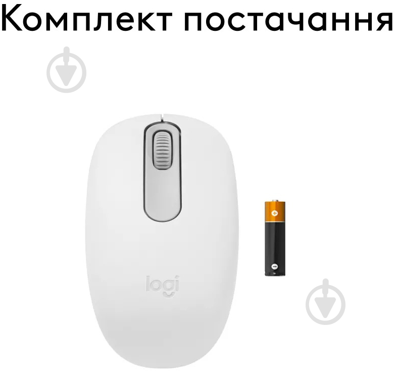 Мышка беспроводная Logitech M196 Bluetooth white (L910-007460) - фото 2