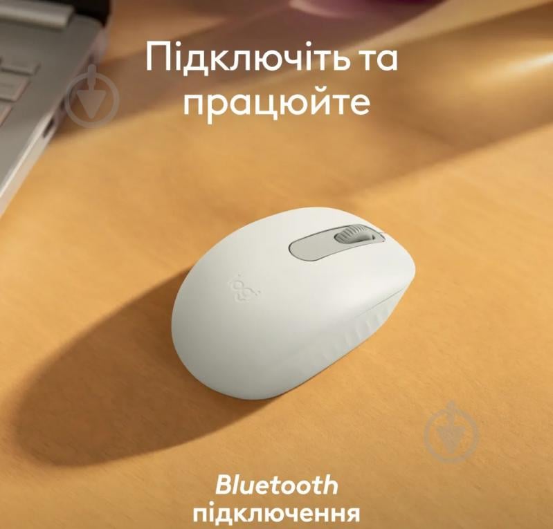 Мышка беспроводная Logitech M196 Bluetooth white (L910-007460) - фото 8