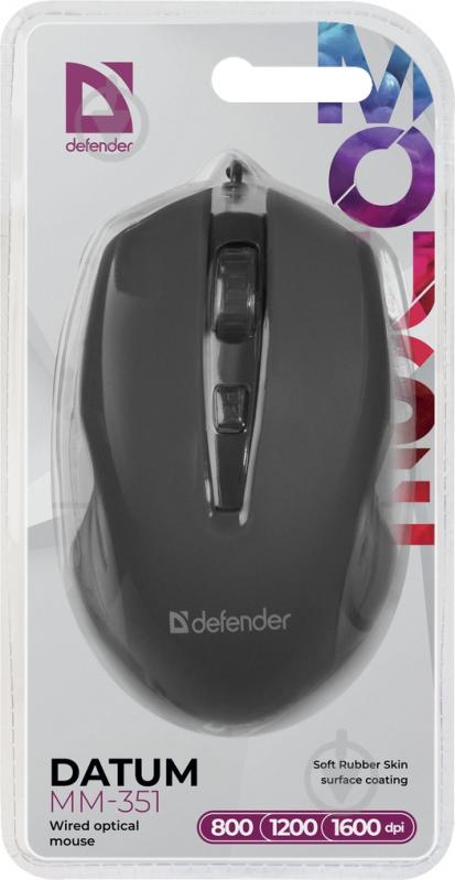 Мышь Defender Datum MM-351 52351 - фото 4 Мышь Defender Datum MM-351 52351 - фото 4