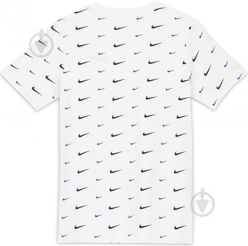 Футболка Nike B NSW TEE SWOOSH AOP DC7530-100 р.XL білий - фото 5