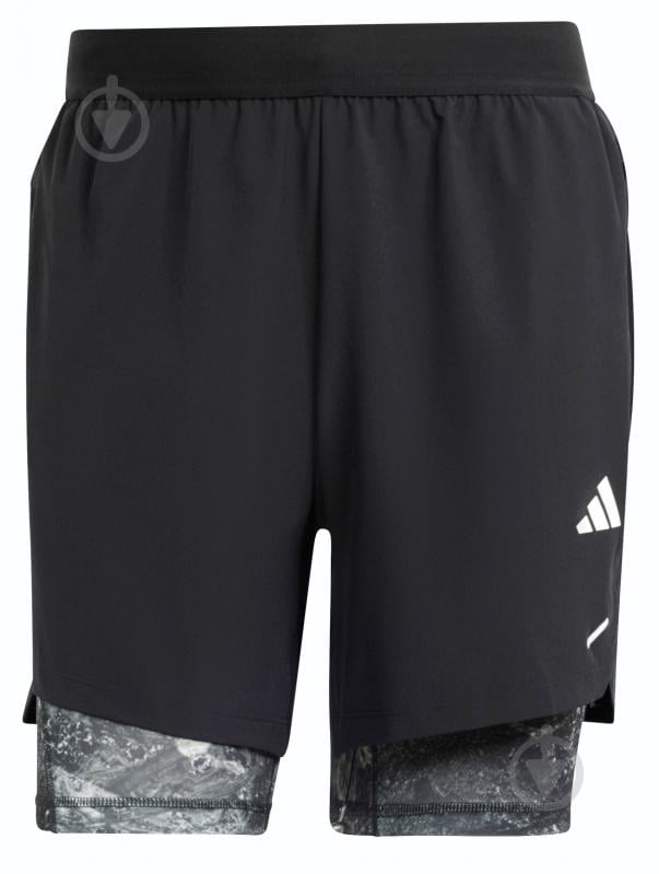 Шорти Adidas WO POW 2IN1 SHO IK9683 р. 2XL чорний - фото 6