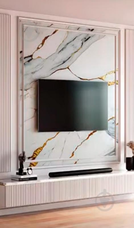 Декоративна панель Panastone ПВХ Carrara Gold 1220х2800x2,8 мм (PS-106) - фото 4 Декоративна панель Panastone ПВХ Carrara Gold 1220х2800x2,8 мм (PS-106) - фото 4