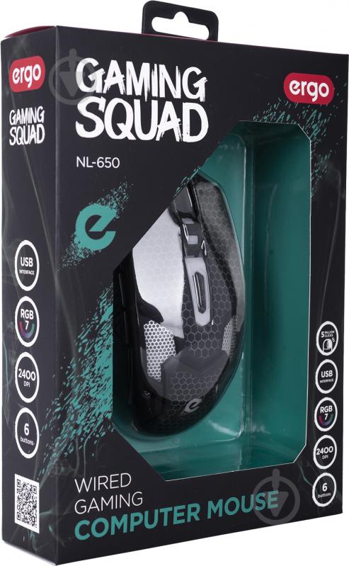 Мышка Ergo NL-650 black - фото 7