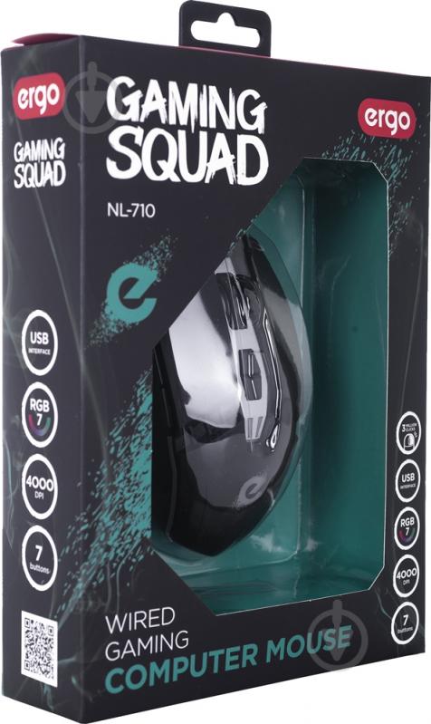 Мышка Ergo NL-710 black - фото 7