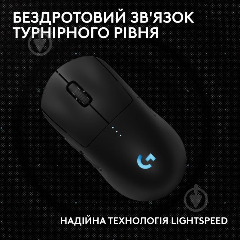 Мышка беспроводная Logitech PRO 2 Lightspeed black (910-007295) - фото 5