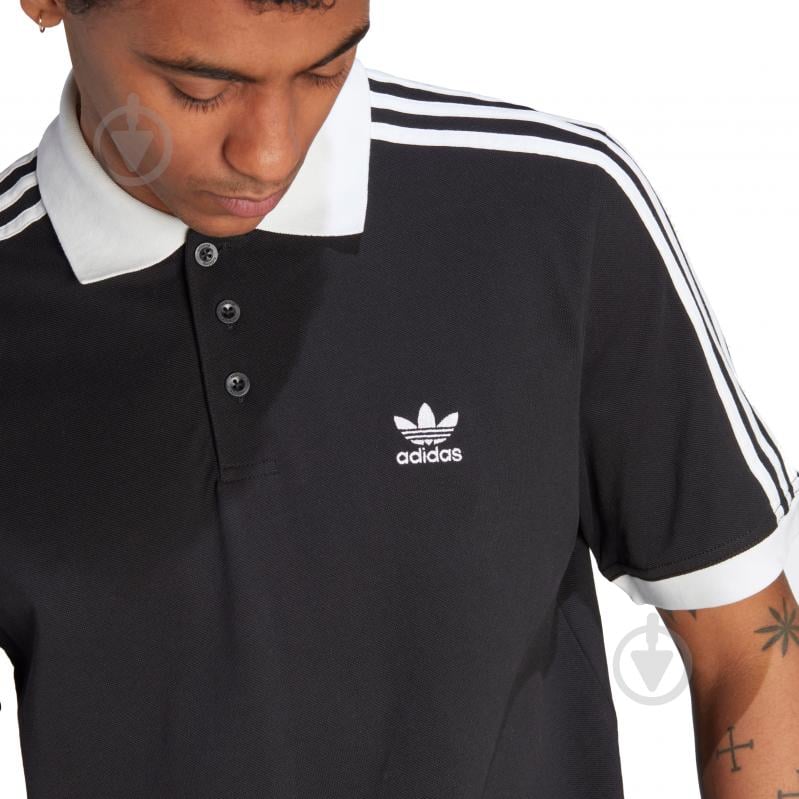 Поло Adidas 3-STRIPE POLO IL2501 р.M чорний - фото 3