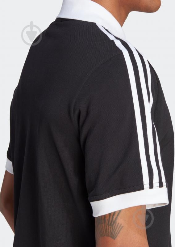 Поло Adidas 3-STRIPE POLO IL2501 р.M чорний - фото 4