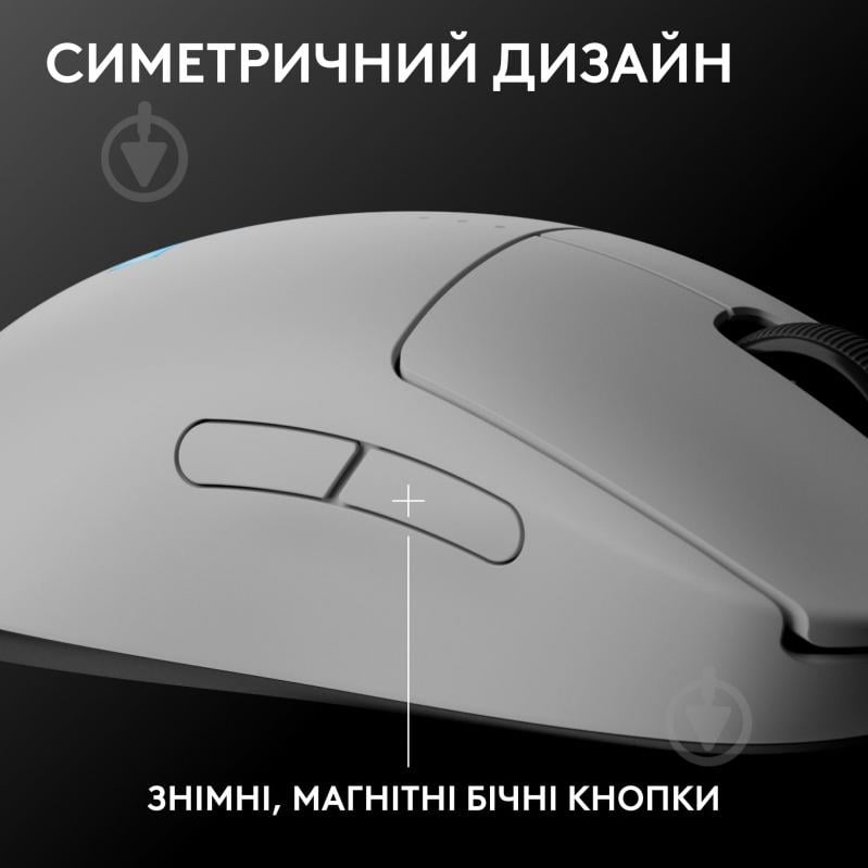 Мышка беспроводная Logitech PRO 2 Lightspeed white (910-007302) - фото 2 Мышка беспроводная Logitech PRO 2 Lightspeed white (910-007302) - фото 2