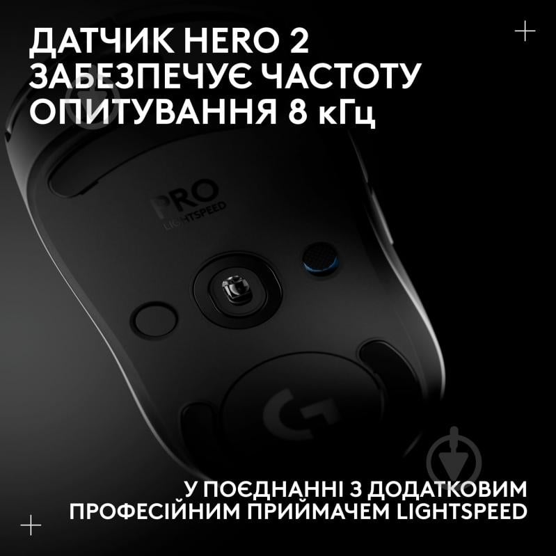 Мышка беспроводная Logitech PRO 2 Lightspeed white (910-007302) - фото 9 Мышка беспроводная Logitech PRO 2 Lightspeed white (910-007302) - фото 9