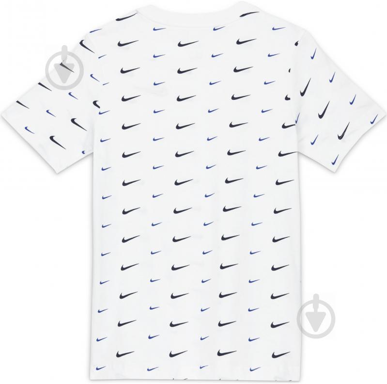 Футболка Nike B NSW TEE SWOOSH AOP DC7530-100 р.M білий - фото 5