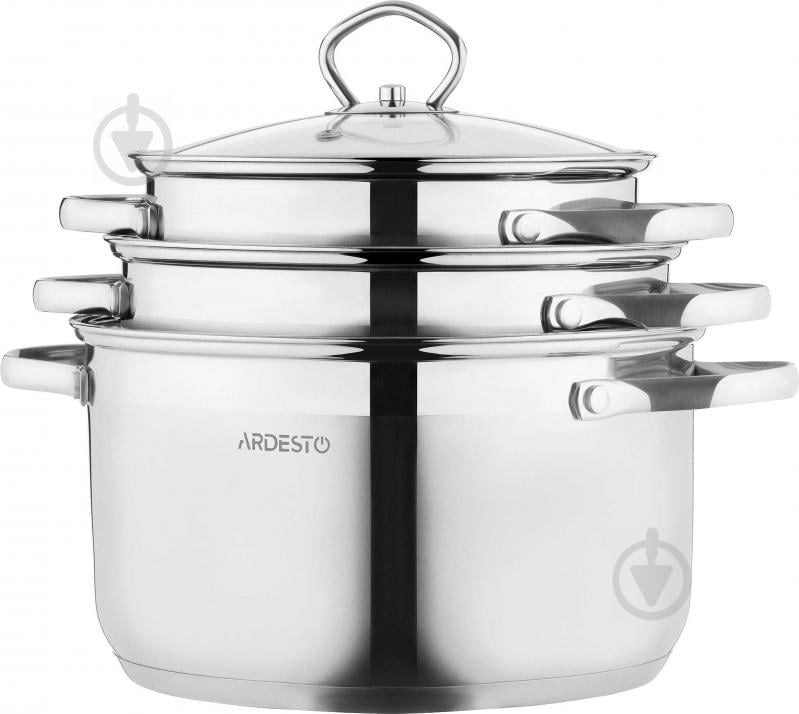 Набір посуду Ardesto Gemini Bari 8 предметів AR1908GSS Ardesto - фото 2