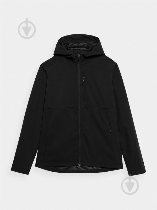 Куртка 4F SOFTSHELL JACKET 4FSS23TSOFM140-20S р.L черная - фото 1