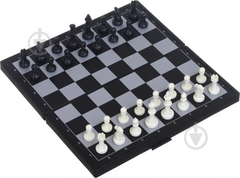 Гра настільна ZHY шахи, шашки, ліла 5х13х3 см OTG0937339 - фото 1