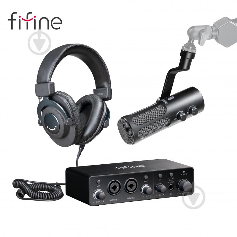 Микрофон FIFINE динамічний USB/XLR (Tank 3) - фото 2