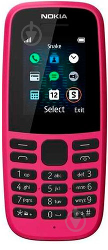 Мобильный телефон Nokia 105 SS 2019 pink TA-1203 - фото 2