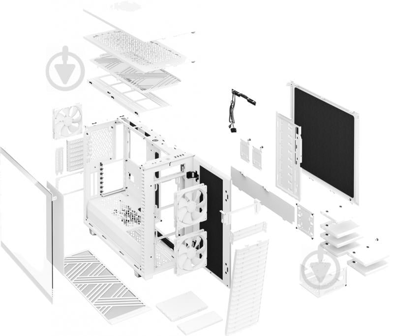 Корпус Fractal Design Define 7 White TG Clear Tint (FD-C-DEF7A-06) - фото 27