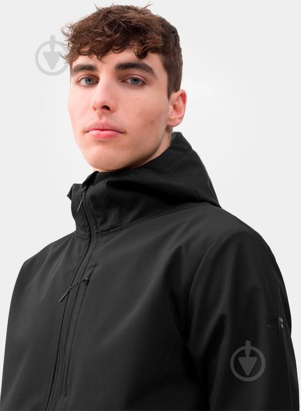 Куртка 4F SOFTSHELL JACKET 4FSS23TSOFM140-20S р.2XL чорна - фото 5