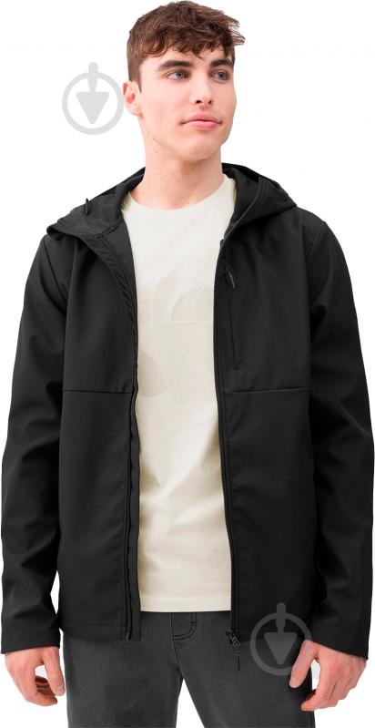 Куртка 4F SOFTSHELL JACKET 4FSS23TSOFM140-20S р.2XL чорна - фото 3