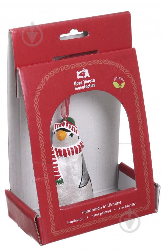 Елочная игрушка Пингвин в шапке и шарфике 9 x 4,5 x 6 см (2033054004) - фото 1 Елочная игрушка Пингвин в шапке и шарфике 9 x 4,5 x 6 см (2033054004) - фото 1