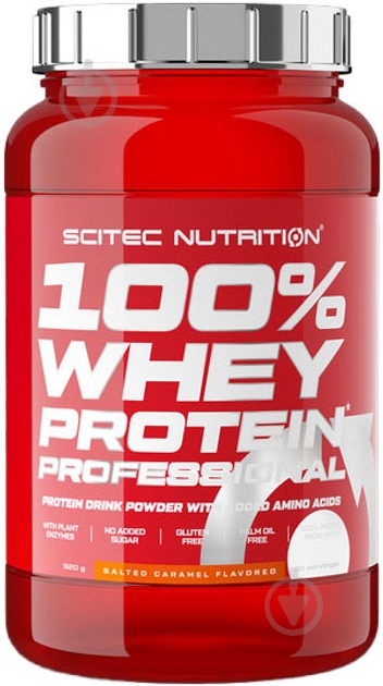 Протеїн Scitec Nutrition Whey Protein Professional солона карамель 920 г - фото 1