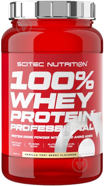 Протеин Scitec Nutrition Whey Protein Professional ванильный 920 г - фото 1