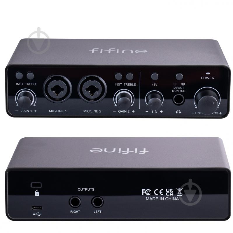 Аудиоинтерфейс FIFINE (Ampli 3) - фото 1