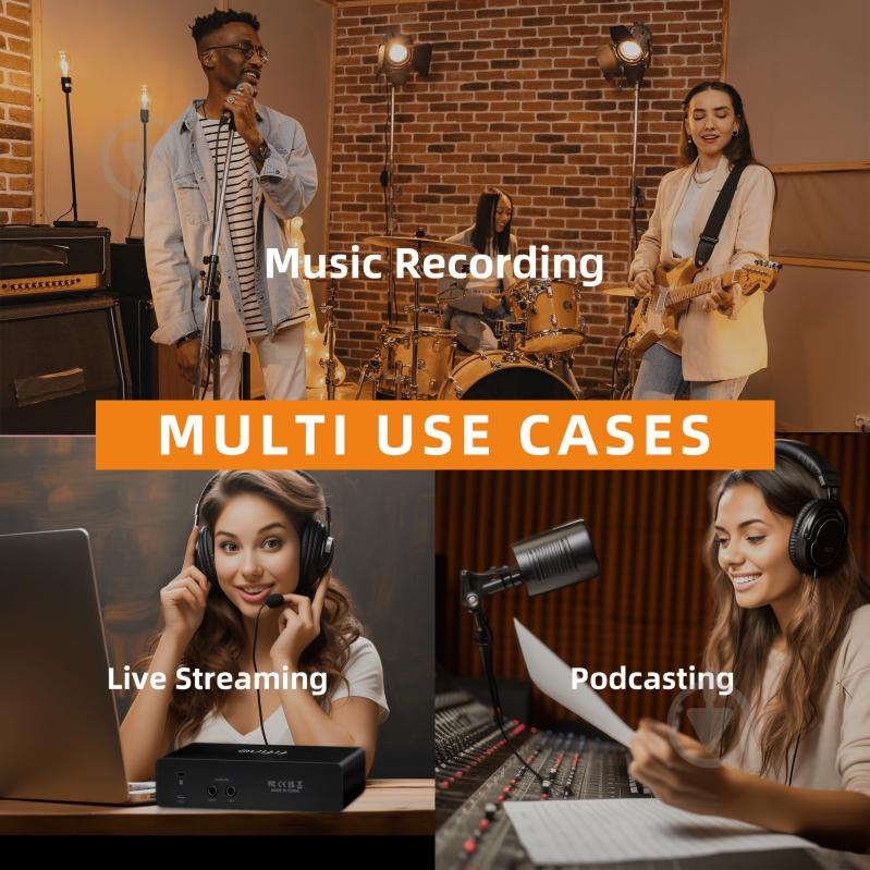 Аудиоинтерфейс FIFINE (Ampli 3) - фото 10