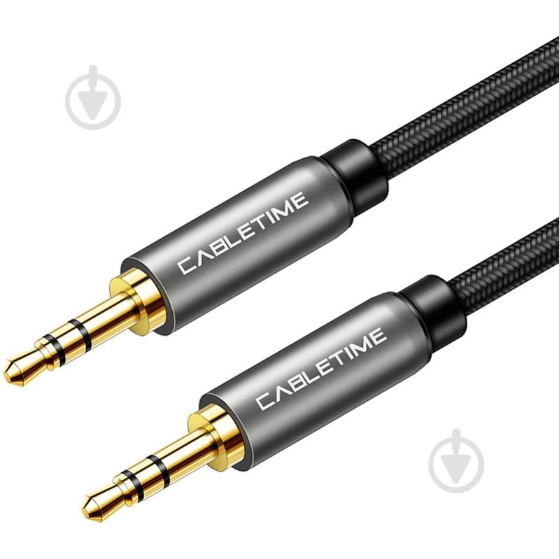 Кабель CableTime 3.5 мм (M) - 3.5 мм (M) 1,8 м black (CA915262) - фото 1
