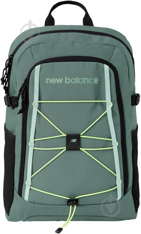 Рюкзак New Balance BUNGEE BACKPACK LAB23023VDA зеленый - фото 1