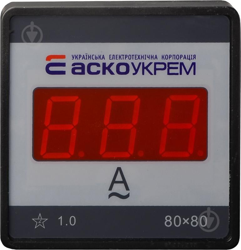 Вольтметр Аско-Укрем 30А 80х80 ЦА-8 LB - фото 1 Вольтметр Аско-Укрем 30А 80х80 ЦА-8 LB - фото 1
