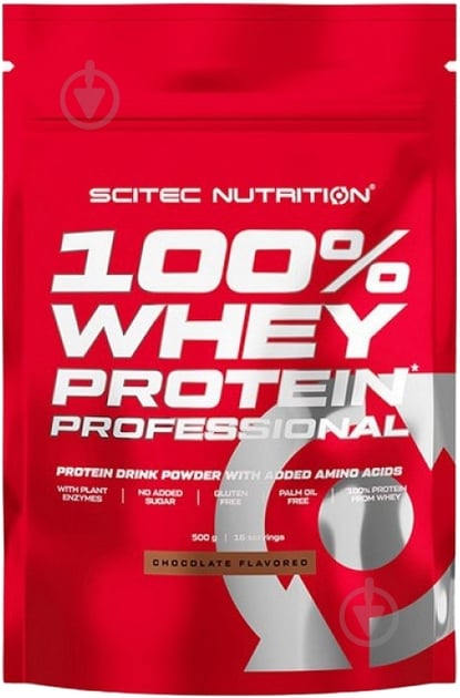 Протеин Scitec Nutrition Whey Protein Professional шоколадный 500 г - фото 1