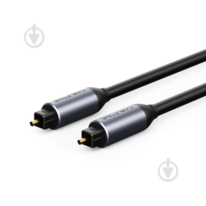 Кабель CableTime Toslink (M) - Toslink (M) 1 м black (CA915286) - фото 1 Кабель CableTime Toslink (M) - Toslink (M) 1 м black (CA915286) - фото 1