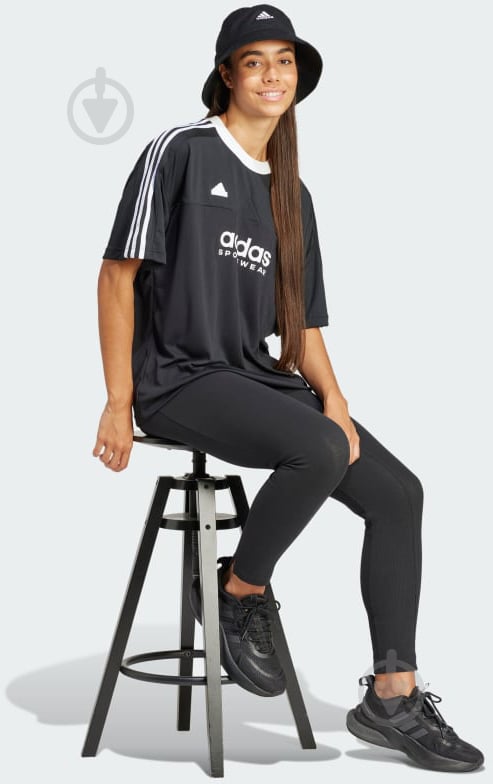 Лосини Adidas W LNG RIB LEG IP2281 р.XL чорний - фото 4