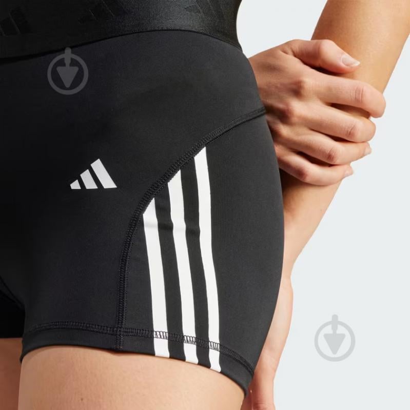 Лосины Adidas HYGLM 3INCH IN9299 р.XS черный - фото 5