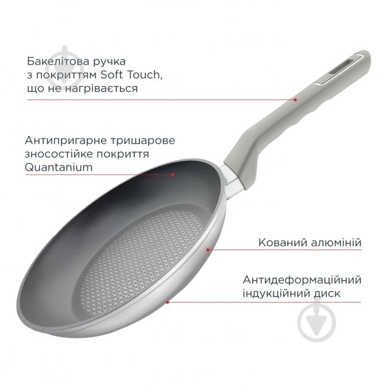 Сковорода Vinzer Platinum Induction Line 50461 - фото 5