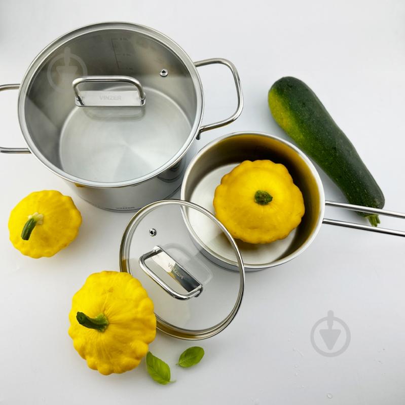 Каструля з кришкою Vinzer Glossy Line 3,6 л 50044 - фото 9