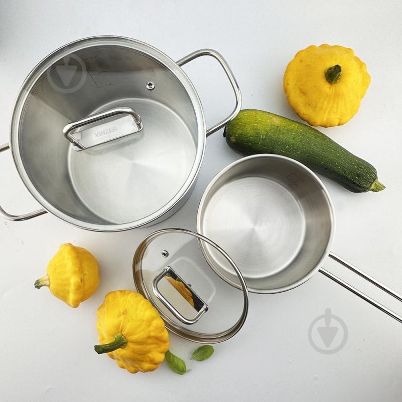 Каструля з кришкою Vinzer Glossy Line 3,6 л 50044 - фото 8