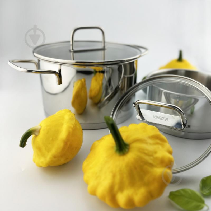 Каструля з кришкою Vinzer Glossy Line 3,6 л 50044 - фото 5