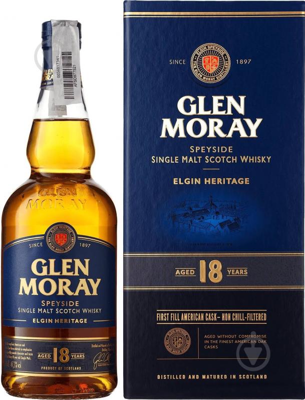 Виски Glen Moray 18yo 0,7 л - фото 1