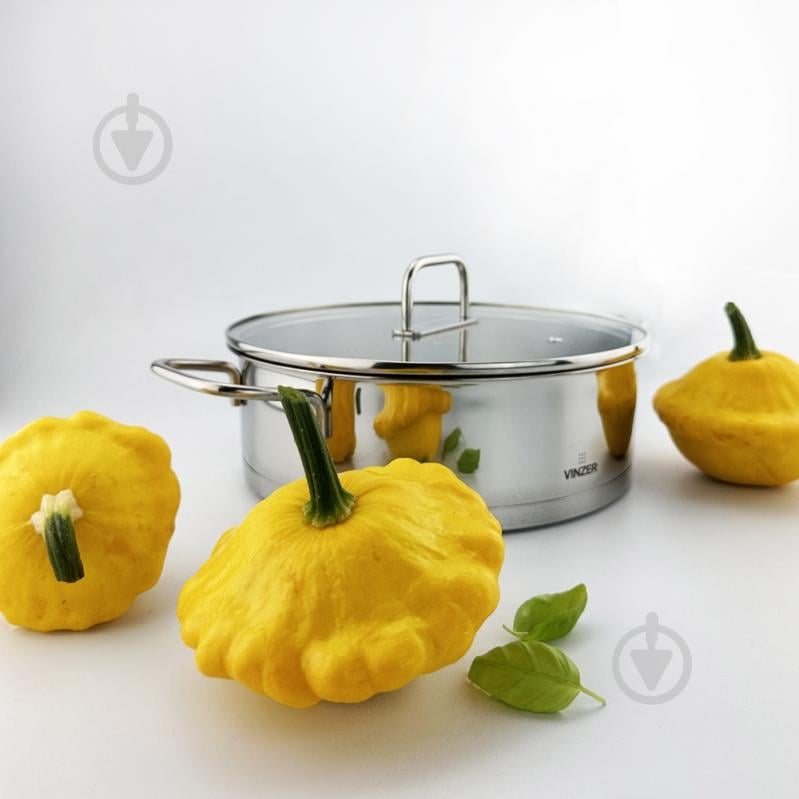 Сотейник з двома ручками та кришкою Vinzer Glossy Line 3,2 л 50046 - фото 6
