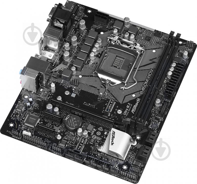 Материнська плата ASRock B460M-HDV (Socket 1200, Intel B460, mirco ATX) - фото 3