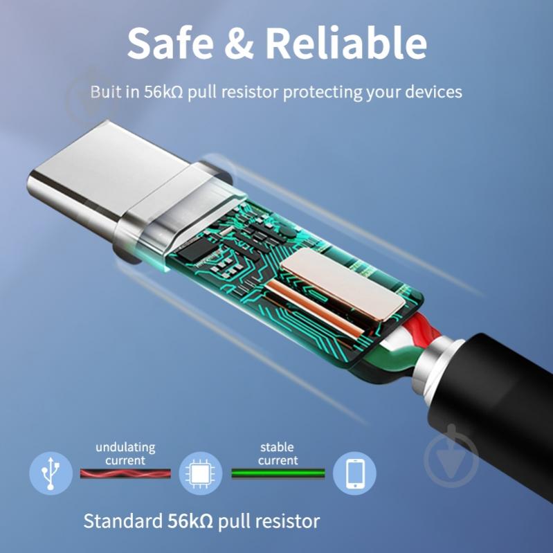 Кабель CableTime USB 3.0 Type-C — AM 1,5 м black (CA915439) - фото 3 Кабель CableTime USB 3.0 Type-C — AM 1,5 м black (CA915439) - фото 3